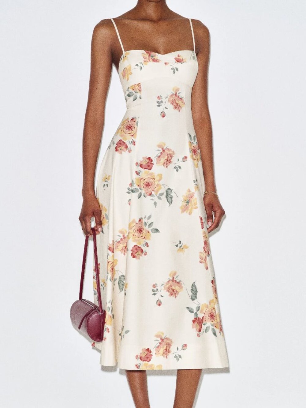 NWT - Reformation Kailani Dress Ivory - Size 0